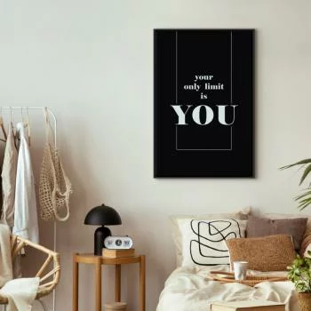 Obraz - Klucz do sukcesu (1-częściowy) - czerń i biel w napisach po angielsku - obrazek 6