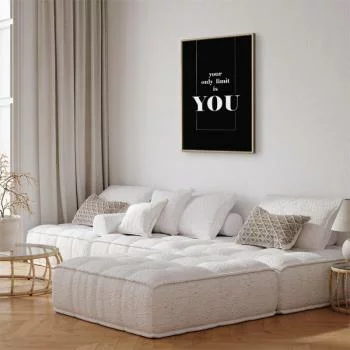 Obraz - Klucz do sukcesu (1-częściowy) - czerń i biel w napisach po angielsku - obrazek 5