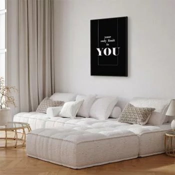 Obraz - Klucz do sukcesu (1-częściowy) - czerń i biel w napisach po angielsku - obrazek 5