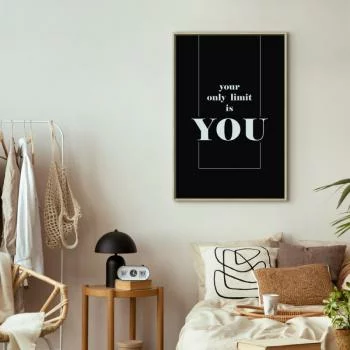 Obraz - Klucz do sukcesu (1-częściowy) - czerń i biel w napisach po angielsku - obrazek 6