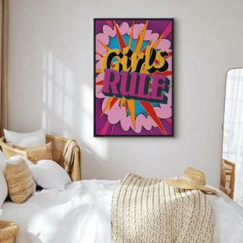 Obraz - Energia barw (1-częściowy) - angielskie napisy na kolorowym tle - obrazek 6