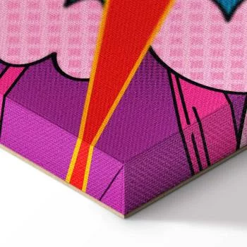 Obraz - Energia barw (1-częściowy) - angielskie napisy na kolorowym tle - obrazek 8