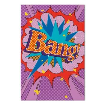 Obraz - Komiksowy street art (1-częściowy) - kolorowe napisy na barwnym tle - obrazek 2