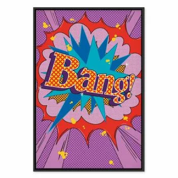 Obraz - Komiksowy street art (1-częściowy) - kolorowe napisy na barwnym tle - obrazek 2