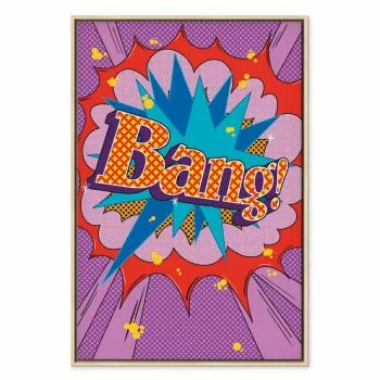 Obraz - Komiksowy street art (1-częściowy) - kolorowe napisy na barwnym tle - obrazek 2