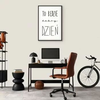 Obraz - Sztuka słów (1-częściowy) - inspirujący czarny napis na białym tle - obrazek 7