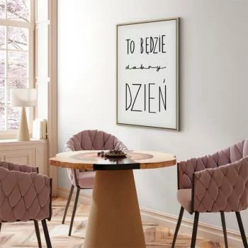 Obraz - Sztuka słów (1-częściowy) - inspirujący czarny napis na białym tle - obrazek 5