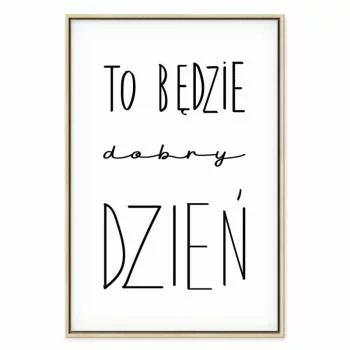 Obraz - Sztuka słów (1-częściowy) - inspirujący czarny napis na białym tle - obrazek 2