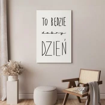 Obraz - Sztuka słów (1-częściowy) - inspirujący czarny napis na białym tle - obrazek 5