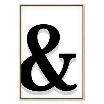 Obraz - Ozdobna litera (1-częściowy) pionowy - obrazek 2