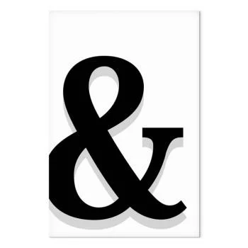 Obraz - Ozdobna litera (1-częściowy) pionowy - obrazek 2