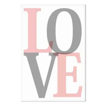 Obraz - Szara miłość (1-częściowy) pionowy - obrazek 2