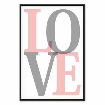 Obraz - Szara miłość (1-częściowy) pionowy - obrazek 2