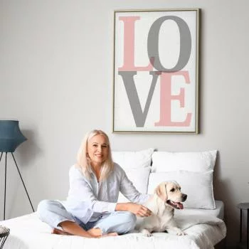 Obraz - Szara miłość (1-częściowy) pionowy - obrazek 6