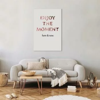 Obraz - Wyjątkowa chwila (1-częściowy) - napisy po angielsku na białym tle - obrazek 5