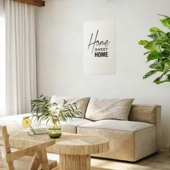 Plakat - Black and White: Home Sweet Home - obrazek 2