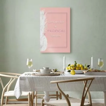 Obraz - Let's Get Lost in Tropical Paradise (1-częściowy) pionowy - obrazek 7