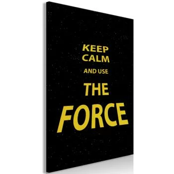 Obraz - Keep Calm and Ouse the Force (1-częściowy) pionowy - obrazek 2