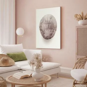 Obraz - Keep Life Simple (1-częściowy) pionowy - obrazek 5