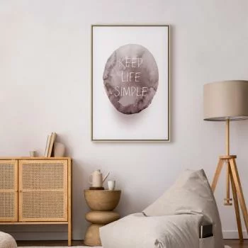Obraz - Keep Life Simple (1-częściowy) pionowy - obrazek 6
