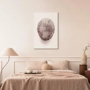 Obraz - Keep Life Simple (1-częściowy) pionowy - obrazek 6