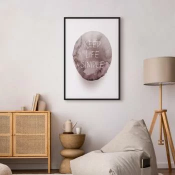 Obraz - Keep Life Simple (1-częściowy) pionowy - obrazek 6