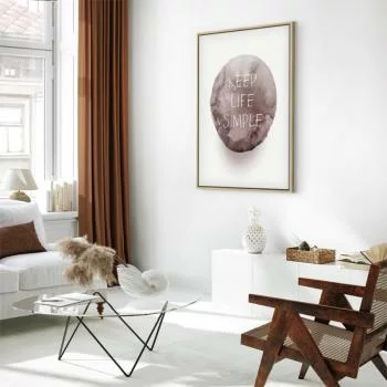 Obraz - Keep Life Simple (1-częściowy) pionowy - obrazek 5