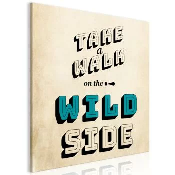Obraz - Take Walk on the Wild Side (1-częściowy) kwadrat - obrazek 2