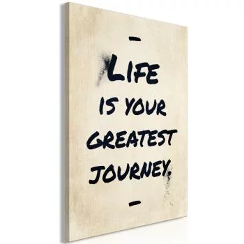 Obraz - Life is Your Greates Journey (1-częściowy) pionowy - obrazek 2