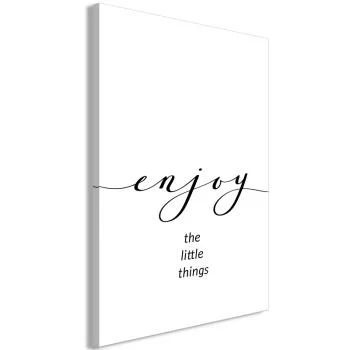 Obraz - Enjoy the Little Things (1-częściowy) pionowy - obrazek 2