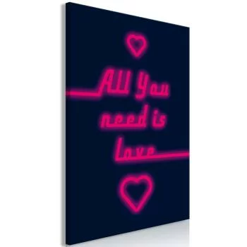 Obraz - All You Need Is Love (1-częściowy) pionowy - obrazek 2