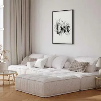 Plakat - Love w kwiatach - obrazek 2