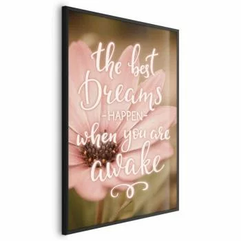Plakat - The best dreams happen when you are awake