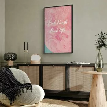 Plakat - Pink Earth, Pink Life - obrazek 5