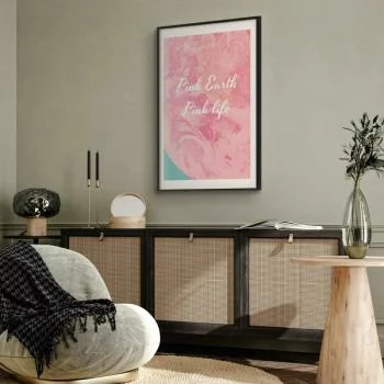 Plakat - Pink Earth, Pink Life - obrazek 2