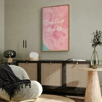 Plakat - Pink Earth, Pink Life - obrazek 2