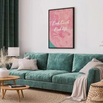 Obraz - Pink Earth, Pink Life (1-częściowy) pionowy - obrazek 5