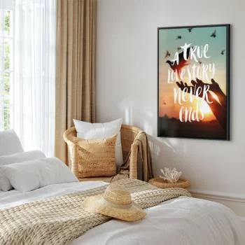 Obraz - A True Love Story Never Ends (1-częściowy) pionowy - obrazek 6