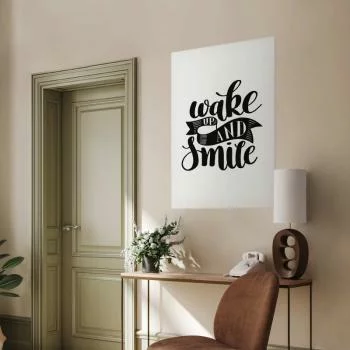Plakat - Wake up and smile - obrazek 2