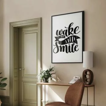 Plakat - Wake up and smile - obrazek 2
