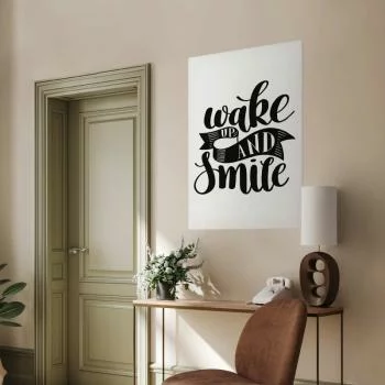 Plakat - Wake up and smile - obrazek 2