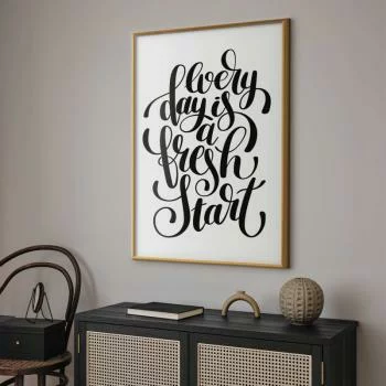 Plakat - Every day a fresh start - obrazek 2