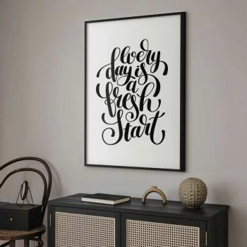Plakat - Every day a fresh start - obrazek 2
