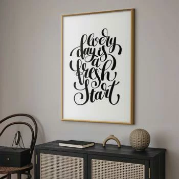 Plakat - Every day a fresh start - obrazek 2