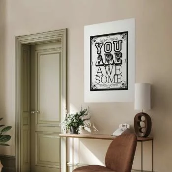Plakat - You are awesome - obrazek 2