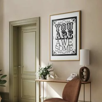 Plakat - You are awesome - obrazek 2