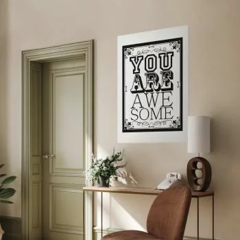 Plakat - You are awesome - obrazek 2