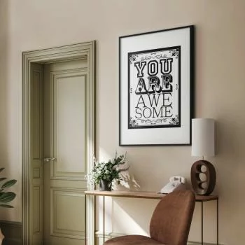 Plakat - You are awesome - obrazek 2