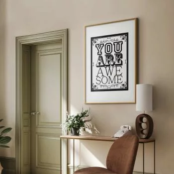 Plakat - You are awesome - obrazek 5