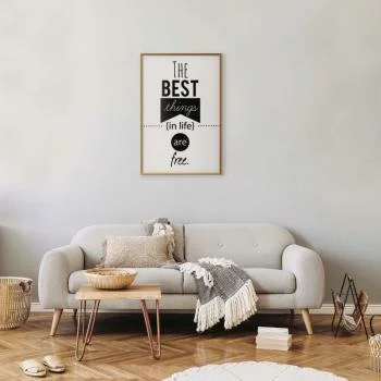 Plakat - The best things in life are free - obrazek 2